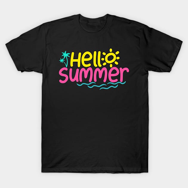 Hello Summer T-Shirt by YOYtees